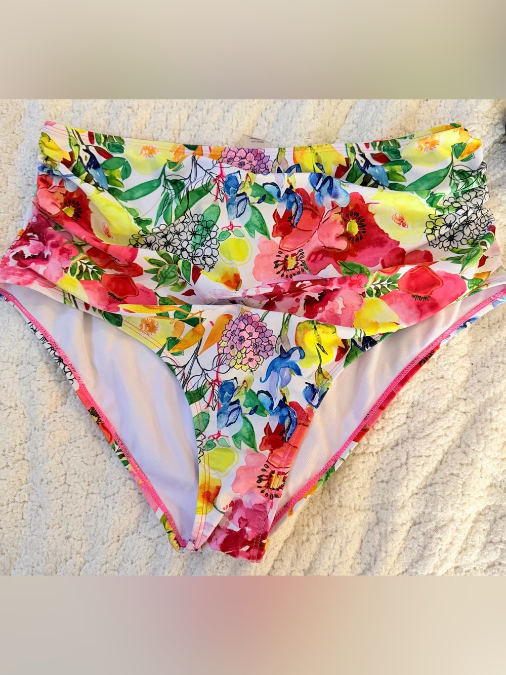 Woman’s Floral Swim Bottoms - Multicolor